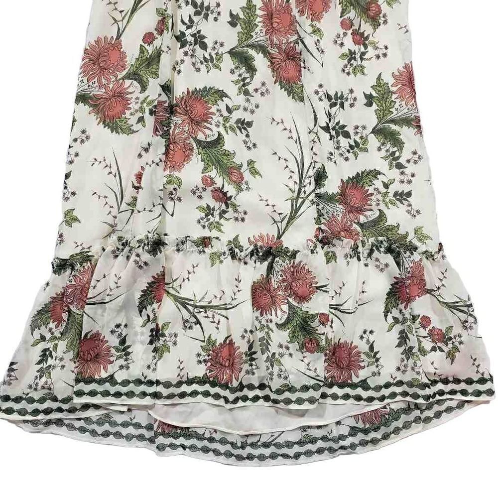 Floral Printed Ruffle Short Sleeve Dress Max Studio XS - Picture 6 of 7